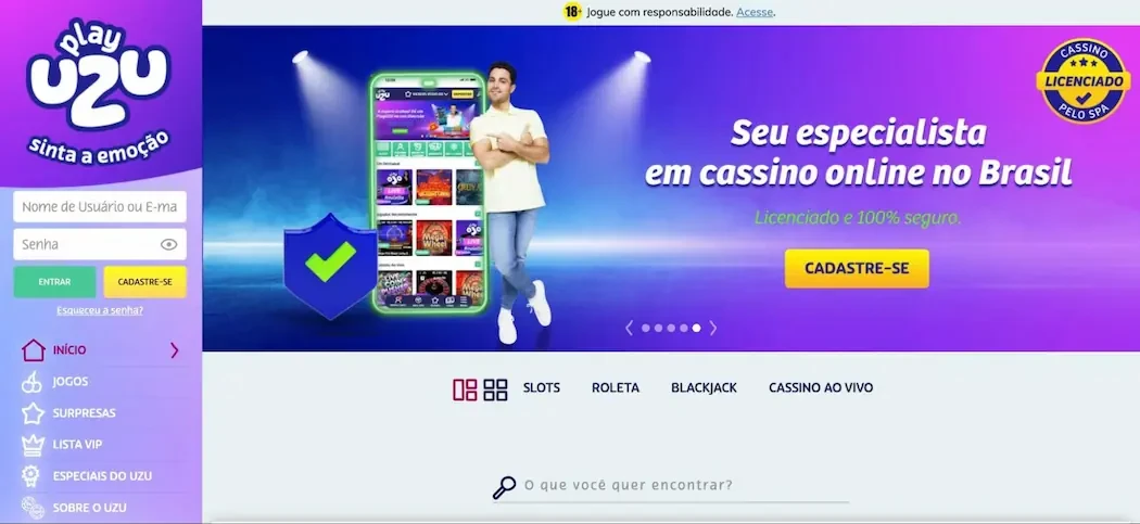 PlayUZU interface